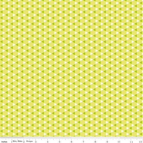 VIBRANCE TRIANGLE GINGHAM PEAR