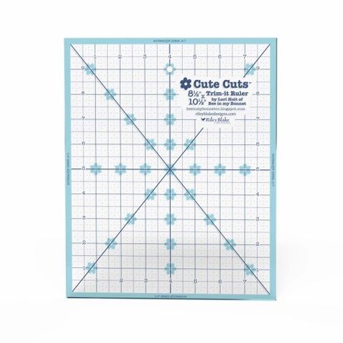 LORI HOLT CUTE CUTS� TRIM-IT� RULER 8 1/2" X 10 1/