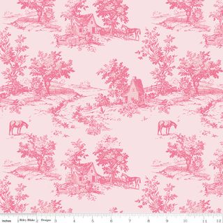 BLUEGRASS CHARM TOILE PINK