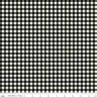 CHARMING CHRISTMAS GINGHAM BLACK