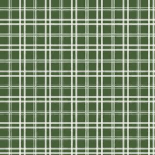 MISTLETOE & HOLLY PLAID FOREST