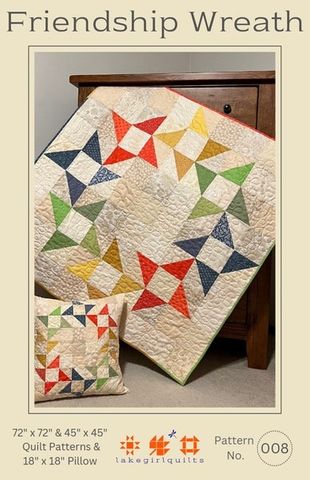 FRIENDSHIP WREATH BY LAKE GIRL QUILTS