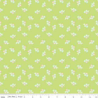 SUMMER SKIES AND FIREFLIES FLORAL LIME