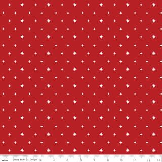 CHARMING CHRISTMAS STARS RED