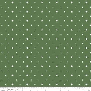 CHARMING CHRISTMAS STARS GREEN