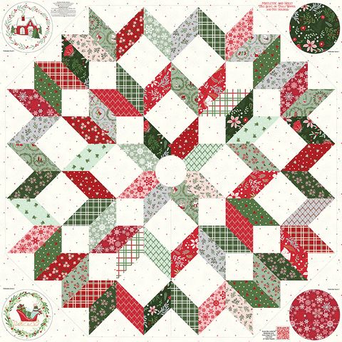 MISTLETOE & HOLLY 54" X 54" TREE SKIRT & POT HOLDE