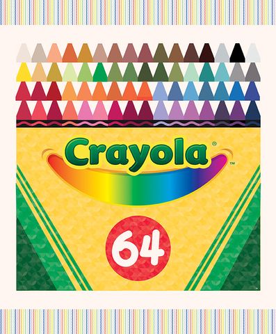 NEW BOX OF CRAYONS 35 1/2" X 43" CRAYOLA CRAYONS P