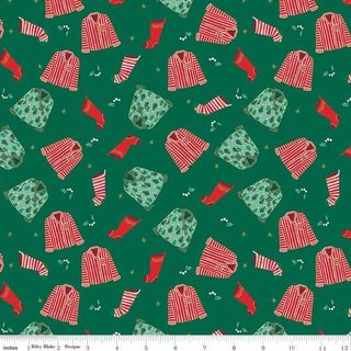 FLANNEL CHRISTMAS PAJAMAS GREEN