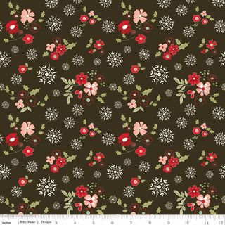 GLISTEN WINTER FLOWERS MOCHA