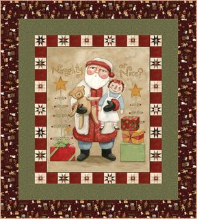 NAUGHTY OR NICE  NAUGHTY OR NICE PANEL QUILT STORE