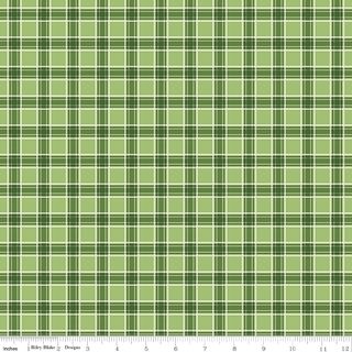 MORE CHRISTMAS WISHES PLAID GREEN