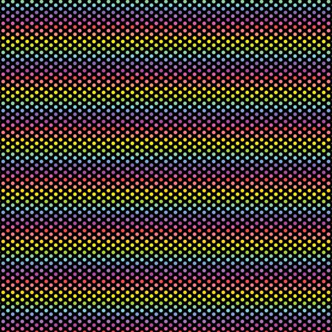 FUNDAMENTALS 1/8 SPOT RBOW BLK