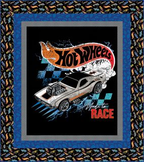 HOT WHEELS MADE TO RACE DISPLAY QUILT