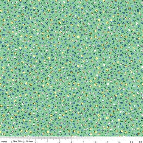 PLAYTIME 30S FLOWERS GREEN