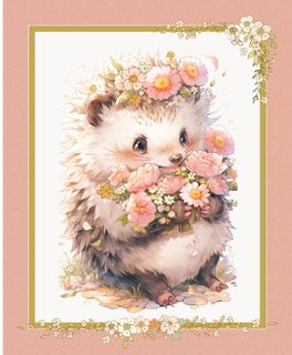 COT PANEL HEDGEHOG