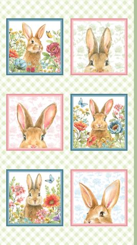 BUNNIES & BLOOMS PANEL