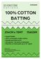 BATTING COTTON 100% 254CM 156GSM 15MT