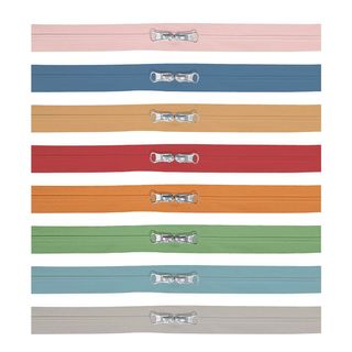 CALICO ZIPPER 2 IN 8 ASSORTED COLOUR