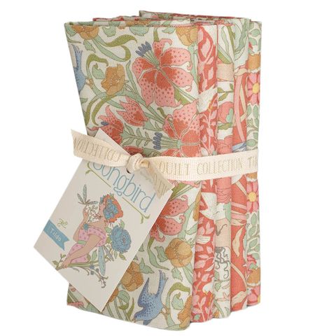 TILDA SONGBIRD FQ BUNDLE CORAL