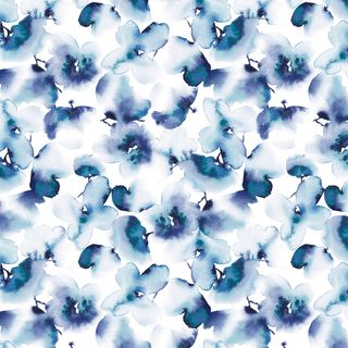 BELLE 108" INKY WATERCOLOR FLORAL