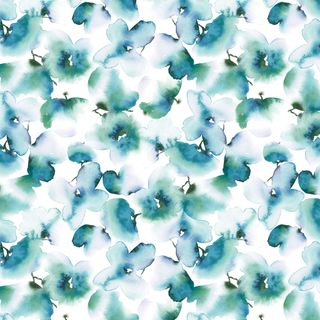 BELLE 108" INKY WATERCOLOR FLORAL