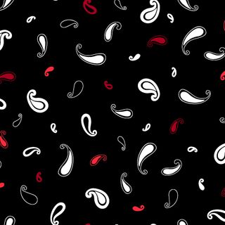 CRIMSON ROYALE TOSSED PAISLEYS