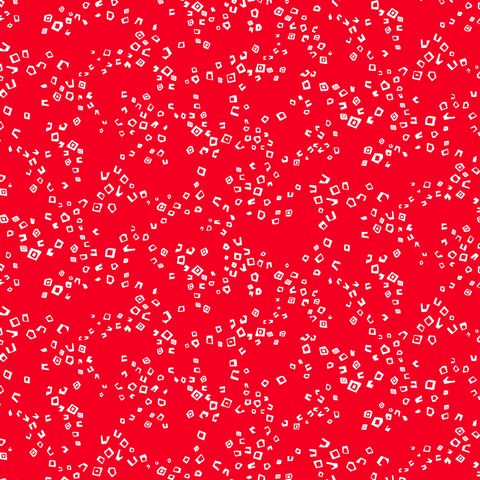 CRIMSON ROYALE SCATTERED SHAPES