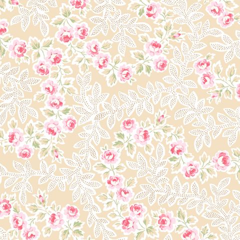 YOURS TRULY FLORAL VINE ALLOVER