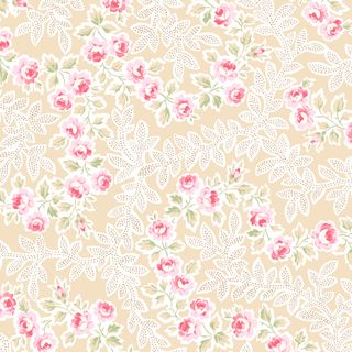 YOURS TRULY FLORAL VINE ALLOVER