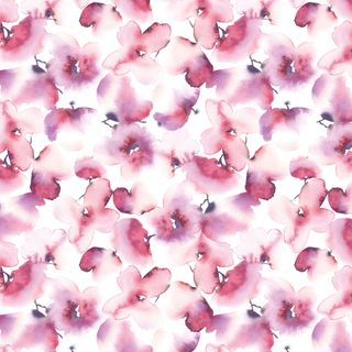 BELLE 108" INKY WATERCOLOR FLORAL