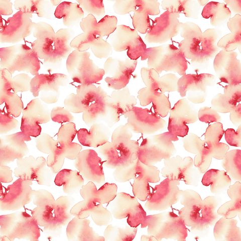 BELLE 108" INKY WATERCOLOR FLORAL