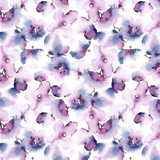 BELLE 108" INKY WATERCOLOR FLORAL