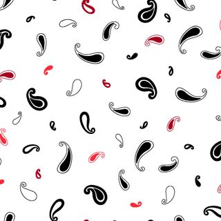 CRIMSON ROYALE TOSSED PAISLEYS