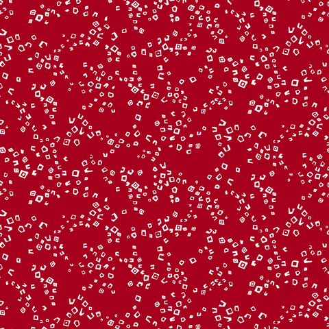 CRIMSON ROYALE SCATTERED SHAPES