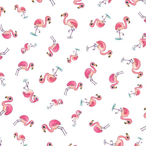 PONDSIDE PALS TOSSED FLAMINGOS