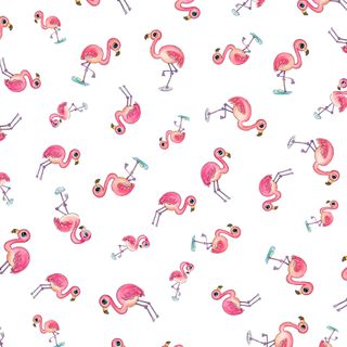 PONDSIDE PALS TOSSED FLAMINGOS