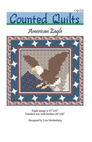 COUNTED QUILTS AMERICAN EAGLE QUILT PATTERN