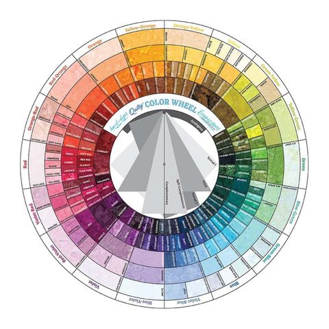 RILEY BLAKE DESIGNS HAND-DYES QUILTY� COLOR WHEEL
