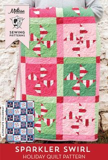 MELISSA MORTENSON SPARKLER SWIRL QUILT PATTERN