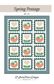 LAMB FARM DESIGNS SPRING POSTAGE QUILT PATTER