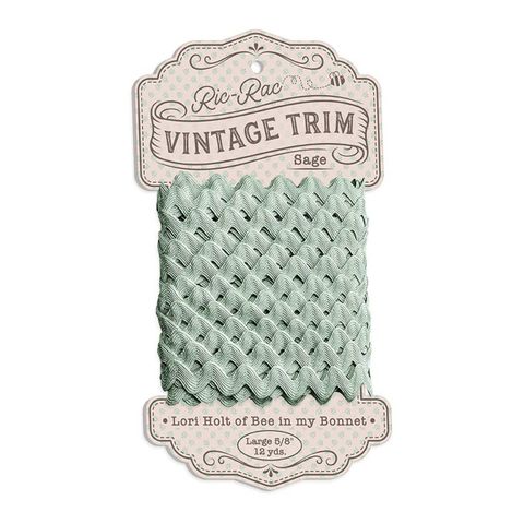 LORI HOLT VINTAGE TRIM LARGE SAGE