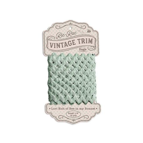 LORI HOLT VINTAGE TRIM SMALL SAGE