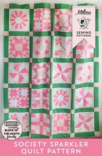 MELISSA MORTENSON SOCIETY SPARKLER QUILT PATTERN