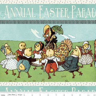 EGG HUNT BORDER STRIPE MULTI
