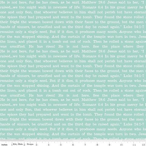EGG HUNT EMPTY TOMB TEXT AQUA