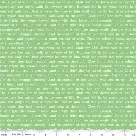 EGG HUNT EMPTY TOMB TEXT GREEN