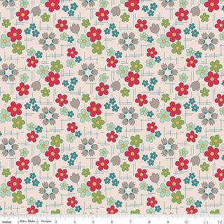 FARMER'S DAUGHTER 107/108" WIDE BACK DAISY RAINDRO