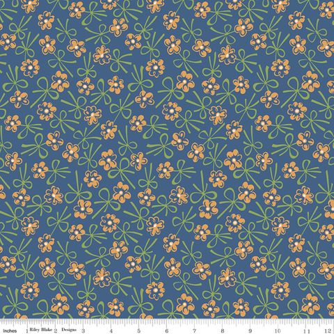 FARMER'S DAUGHTER 107/108" WIDE BACK BONNET DENIM
