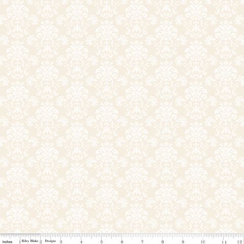 ELEGANT ESSENTIALS DAMASK CREAM PEARL