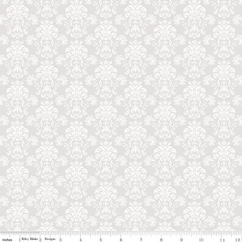 ELEGANT ESSENTIALS DAMASK WHITE PEARL